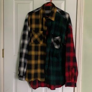 Multi color flanel shirt
